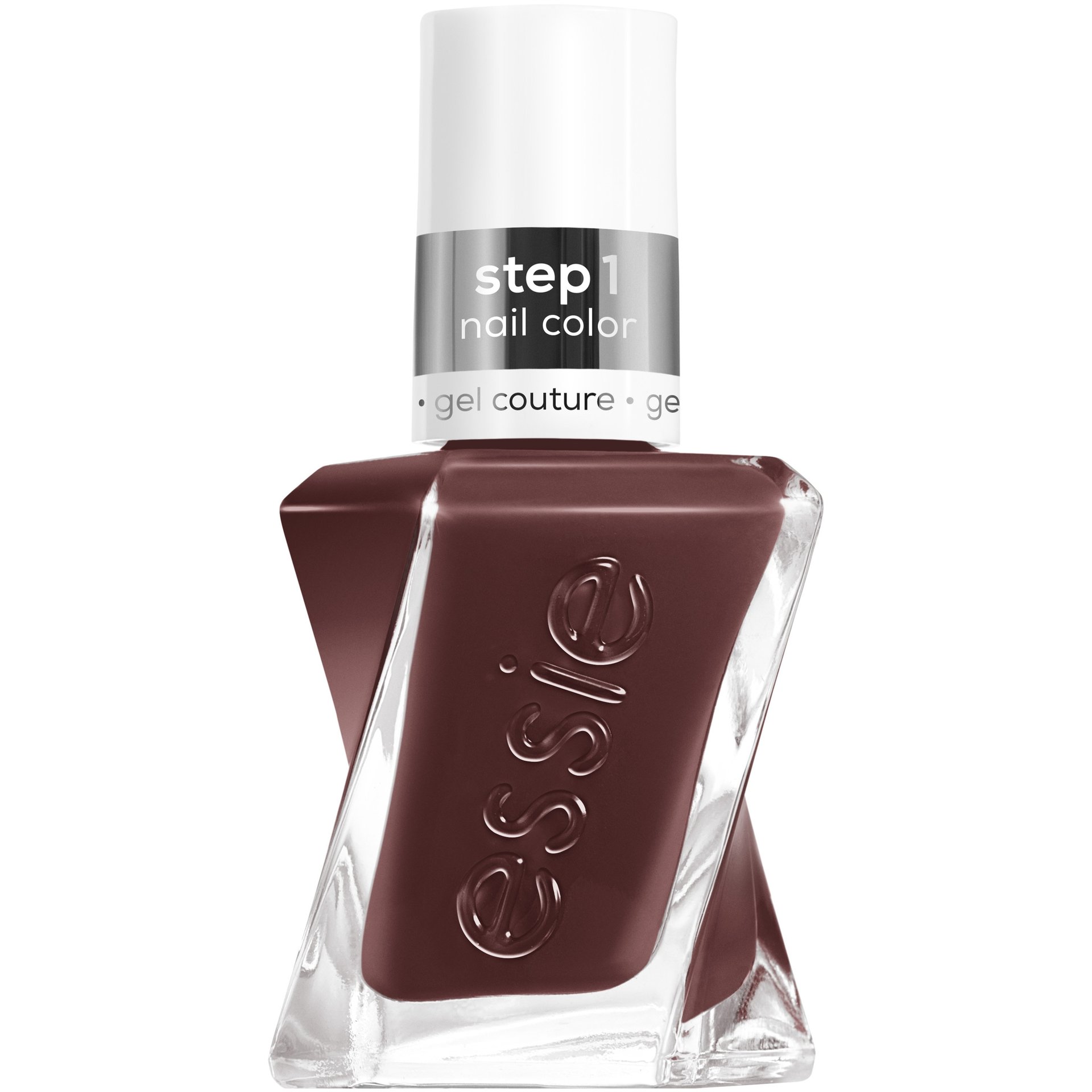 Essie Gel Couture Long-Lasting Nail Polish 8-Free Vegan Deep Red Spiked  With Style 0.46 fl oz